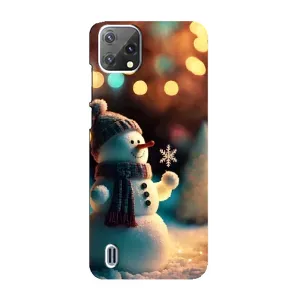 Чехлы на Новый Год Blackview A55 (Снеговик праздничный)
