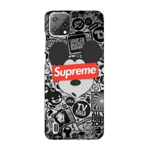 Чехол с Брендами одежды на Блеквью А55 (Supreme Маус)