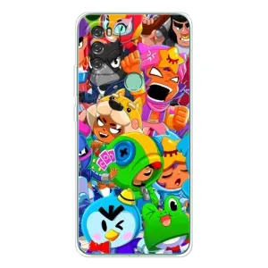 Силиконовый Чехол на Blackview A70 Pro с картинкой Brawl Stars (Brawl-Stars)
