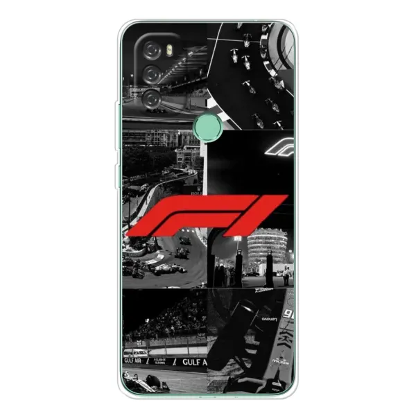 Чехол с рисунком «Коллаж Формула 1» для Blackview A70 Pro Чехол с рисунком «Коллаж Формула 1» для Blackview A70 Pro
