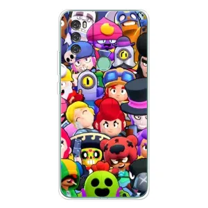 Силиконовый Чехол на Blackview A70 Pro с картинкой Brawl Stars (Персонажи)