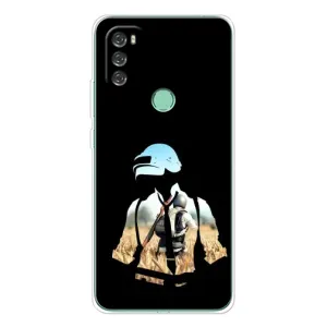 Силиконовый чехол с картинкой "Герой Pubg" на Blackview A70 Pro (Пубг мен)