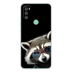 Силіконовий Чохол з Энотами на Blackview A70 Pro (Стильний Єнот)