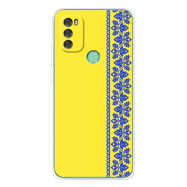 Чехол с рисунком «Вышиванка на желтом» для Blackview A70 Pro Чехол с рисунком «Вышиванка на желтом» для Blackview A70 Pro