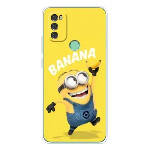 Мультяшный принт на Чехол для Блэквью А70 (Banana)