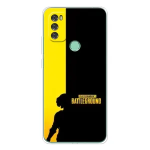 Чехол (TPU) с картинкой "Лого Пабг" на Блэквью А70 (Battlegrounds)