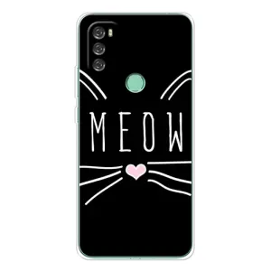 Бампер з зображенням Котиків для Блеквью А70 (КОТИК MEOW)