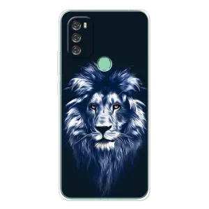 Чохол з картинкою на Blackview A70 (Лев – синій)