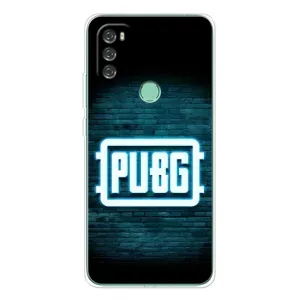 Чехол (TPU) с картинкой "Лого Пабг" на Блэквью А70 (Лого PUBG)