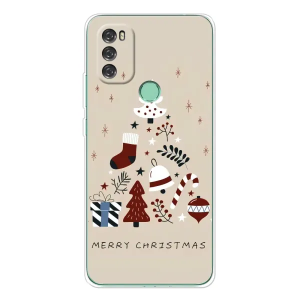 Чехол с рисунком «Merry Christmas» для Blackview A70