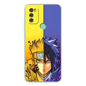 Купить Чехлы на телефон с принтом Anime для Blackview A70 (Naruto Vs Sasuke)