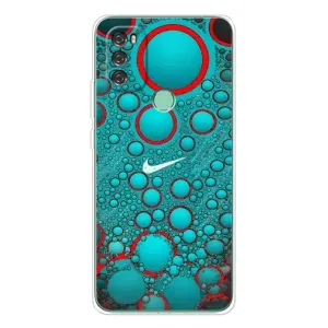Силиконовый Чехол на Blackview A70 с картинкой Nike (Найк зеленый)