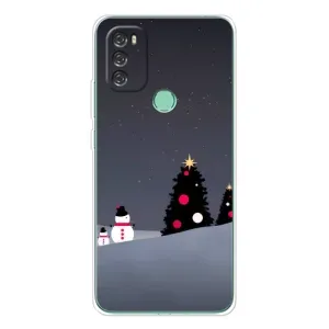 Чехлы на Новый Год Blackview A70 (Снеговички)