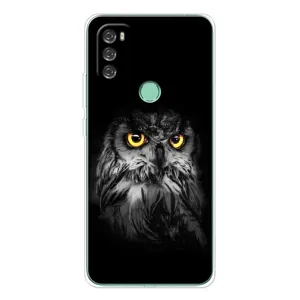 Чохли з принтом СОВИ для Blackview A70 (Сова на чорному)