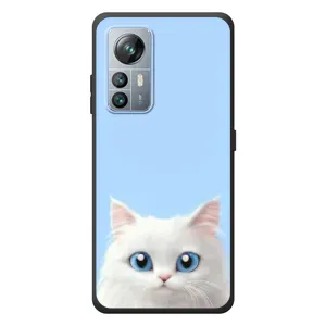 Чехол на тематику: Коты для Blackview A85 (Белый кот)