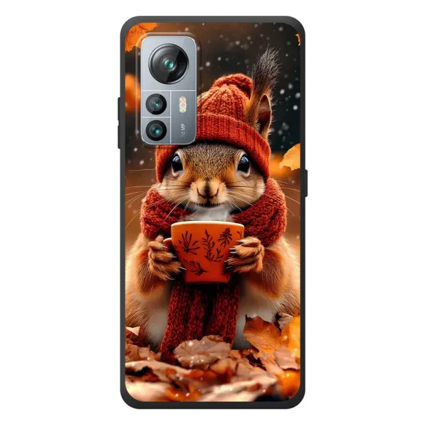 Чехол с рисунком «Белка с кофе» для Blackview A85 Чехол с рисунком «Белка с кофе» для Blackview A85