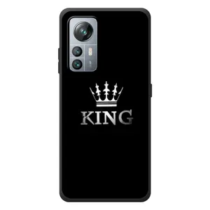 Чехол (Корона на чёрном фоне) для 블랙뷰 에이85 (KING)