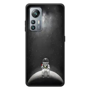 Силіконовый Чохол з принтом "Космонавти" на Blackview A85 (Космонавт романтик)
