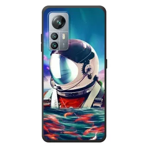 Силіконовый Чохол з принтом "Космонавти" на Blackview A85 (Космонавт у воді)