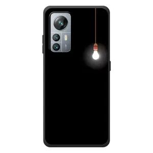 Чехол с картинками на черном фоне для Blackview A85 (Лампочка)