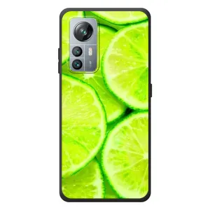 Чехол с изображением вкусной еды для Blackview A85 (Лайм)