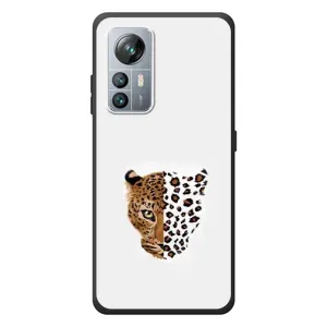 Чехол с леопардовым принтом на Blackview A85 (Леопард на белом)