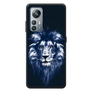 Чехол с картинкой на Blackview A85 (Лев - синий)