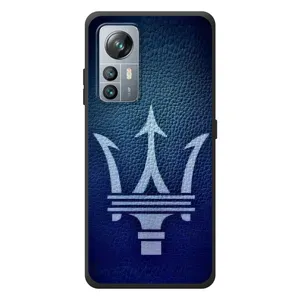 Чехлы с тематикой "Крутые машины" на Blackview A85 (Лого Maserati)