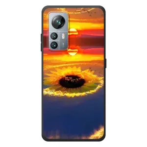 Чехлы с картинкой Подсолнухов для 블랙뷰 에이85 (Небо подсолнух)