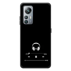 Чехол с картинками на черном фоне для Blackview A85 (Плеер)