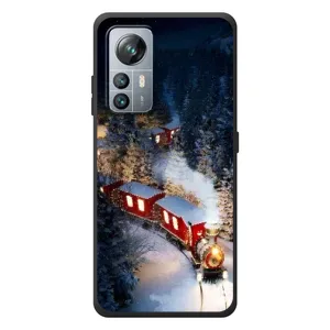 Силиконовый бампер на рождество для Blackview A85 (Поезд)