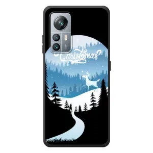 Силиконовый бампер на рождество для Blackview A85 (Рождественский Олень)
