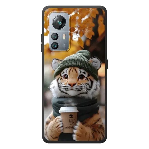 Чехол с рисунком «Тигр с кофе» для Blackview A85 Чехол с рисунком «Тигр с кофе» для Blackview A85