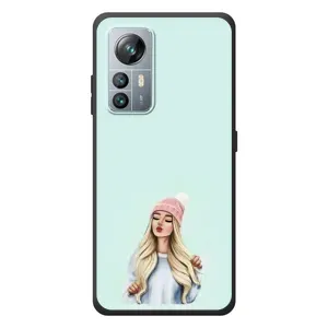 Силиконовый Чехол на Blackview A85 с картинкой Стильных Девушек (В шапке)