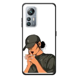 Силиконовый Чехол на Blackview A85 с картинкой Стильных Девушек (В зеленом)