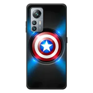 Чехол с Щитом Капитана Америки на Blackview A85 (Яркий Щит Капитана)