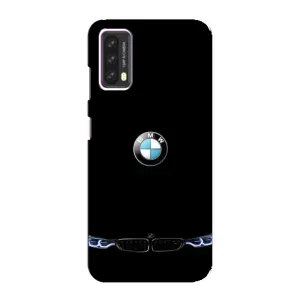 Силиконовый бампер с картинкой машины на Blackview A90 (Черный BMW)