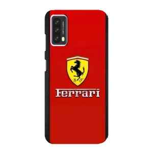 Силиконовый бампер с картинкой машины на Blackview A90 (Ferrari Logo)