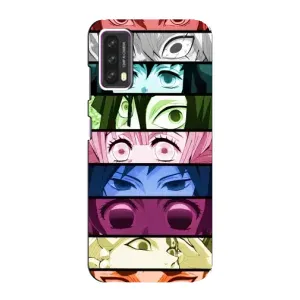 Силиконовые чехлы с глазами Anime для Блеквью А90 (Глаза Хашира)