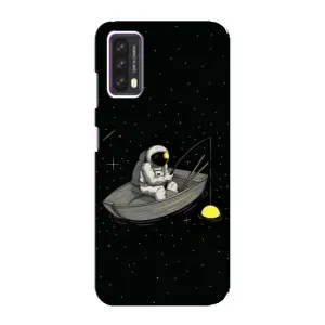 Силіконовый Чохол з принтом "Космонавти" на Blackview A90 (Космонавт на рибалці)