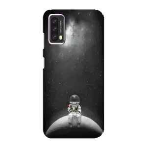 Силіконовый Чохол з принтом "Космонавти" на Blackview A90 (Космонавт романтик)