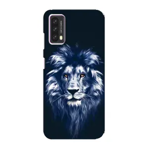 Чохол з картинкою на Blackview A90 (Лев – синій)