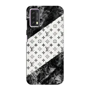Чехол Стиль Louis Vuitton на Blackview A90 (LV на белом)