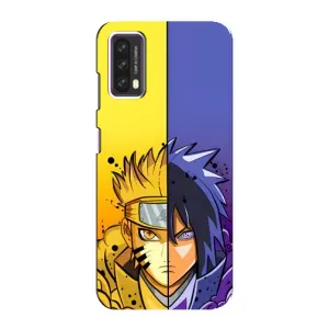 Купить Чехлы на телефон с принтом Anime для Blackview A90 (Naruto Vs Sasuke)