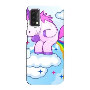 Чехол Unicorn на Blackview A90 (Радуга единорожка)