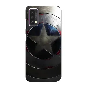 Чехол с Щитом Капитана Америки на Blackview A90 (Ретро Щит Капитана)