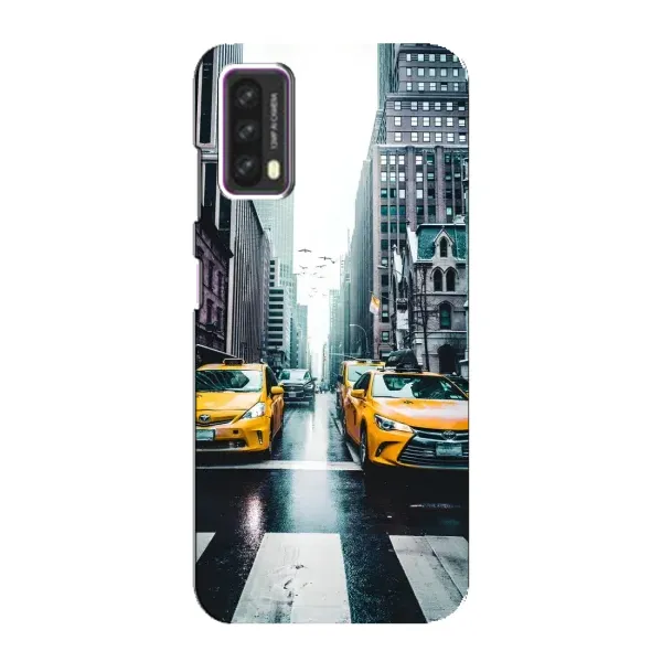 Чехол с рисунком «Такси» для Blackview A90