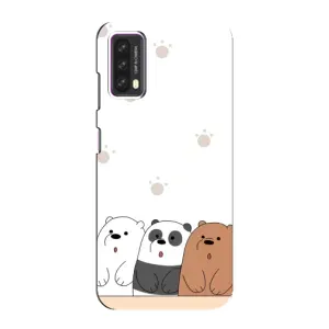 Чохли з зображенням різних тварин на Blackview A90 (Здивовані ведмедики)