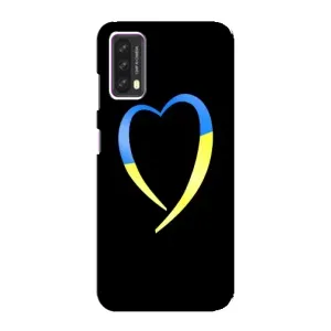 Силиконовый Чехол на Blackview A90 (Я-Украина) (Украинское сердце)