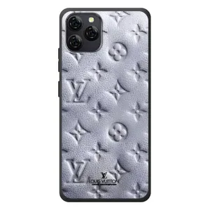 Текстурный Чехол Louis Vuitton для Блэквью А95 (Белый ЛВ)